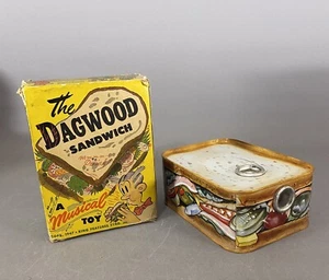 1947 King Features Blech Dagwood Sandwich Musikspielzeug mit Box - Bild 1 von 11