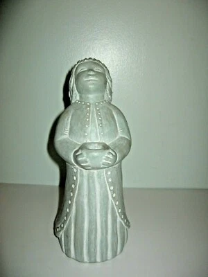 ISABEL BLOOM Grande Ángel Cantor Candelabro Arte Estatua Escultura Firmada 10" Ta Foto 1 de 4