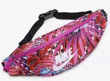 nike floral belt bag