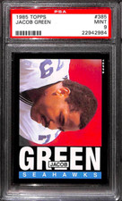1985 Topps #385 JACOB GREEN PSA 9 22942984