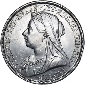 1893 LVI Crown - Victoria British Silver Coin - Very Nice - Picture 1 of 2