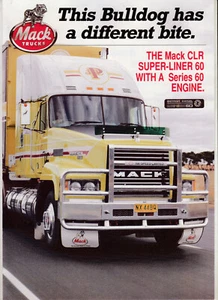 1993 MACK CLR SUPER-LINER 60 TRUCK 4p Australian Market Brochure DETROIT DIESEL - Picture 1 of 2