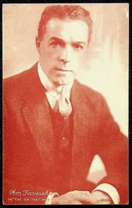 Cartolina anni '20 William Faversham film britannico e attore teatrale Broadway arcade - Foto 1 di 2