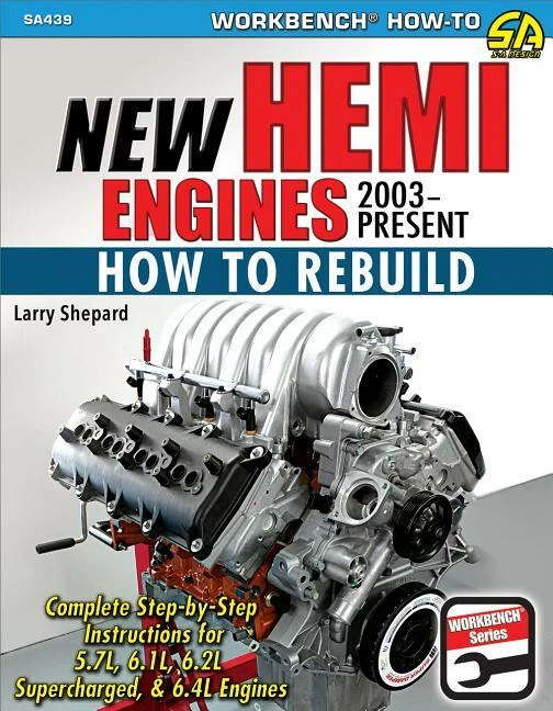 New HEMI Engines 2003-Present: How to Rebuild Book-Gen 3-5.7L-6.1L-6.2L-6.4L~New - Image 1 of 1