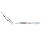 Kit Of Scalpel Handle #3 & 100 Surgical Blades #11 Gamma Sterile Pack