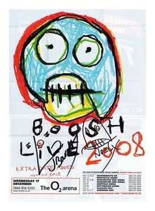 MIGHTY BOOSH ENTIRE GROUP AUTOGRAPHED SIGNED A4 POSTER PHOTO PRINT - Picture 1 of 1