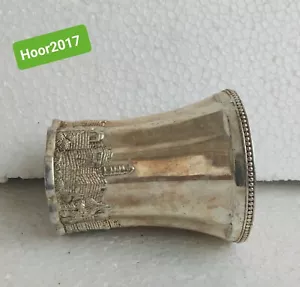 Vintage Kiddusch Tasse Jerusalem Stadt geschnitzt - Bild 1 von 11