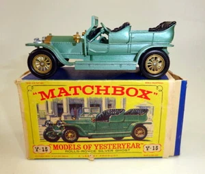 Matchbox Models of Yesteryear Y-15A Rolls Royce Silver Ghost top in Box  - Bild 1 von 7