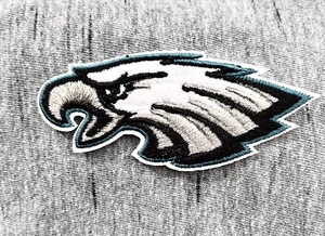 PHILADELPHIA EAGLES EMBROIDERED IRON ON PATCH 1.5” X 3.0” FREE SHIPPING - Picture 1 of 2