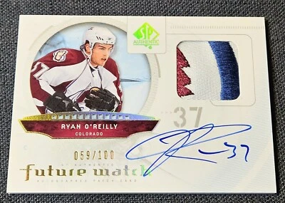 2009 SP Authentic Future Watch /100 Patch Auto Ryan O'Reilly RPA Rookie RC #222 - Image 1 of 3