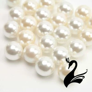 Round Beads - Premium Japanese Imitation Pearls (Pack of 12) - Sewing Craft DIY - Bild 1 von 4