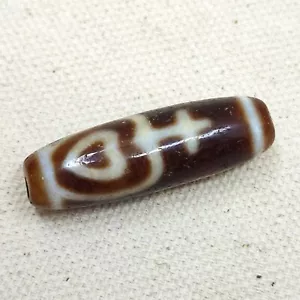 Tibetische Nepalesische Himalaya Lotus Schatz Vase Dzi Auge Perlen Amulett - Bild 1 von 14