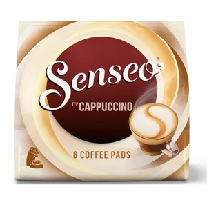 SENSEO KAFFEEPADS Cappuccino, Milchschaumklassiker, Kaffee neue Rezeptur, 8 PADS