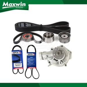 ALT/AC-PS Drive Belt Water Pump Timing Belt Kit fit 2001-2006 Hyundai Sonata Kia - Foto 1 di 9