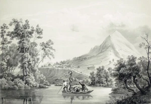 JENA - Ansicht - Jenzig - Tonlithographie um 1850 - Bild 1 von 2