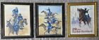 Buffalo Soldiers Framed Prints X3 - American Cavalry - Military Scouts - Vtg ‘94