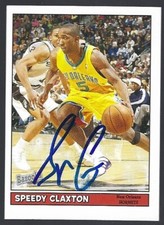2005-06 Topps Bazooka Mini #75 Speedy Claxton IP autograph signed card