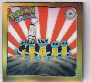 Pegatina Pokemon Serie 1 Original 1999 Pegatina Cromo Nº R06 Squirtle - Imagen 1 de 2