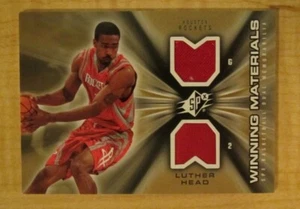 2006-07 Upper Deck SPX Winning Materials Luther Head #WM-LH Houston Rockets - Picture 1 of 2