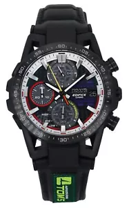 Casio Edifice Black Dial Solar Sport 100M Men's Watch EFS-S641TMS-1A - Picture 1 of 4
