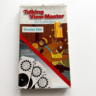Talking View-Master Cartridges 3-D Scooby Doo Batman Micky Mouse 6 Assorted - Image 1 of 4