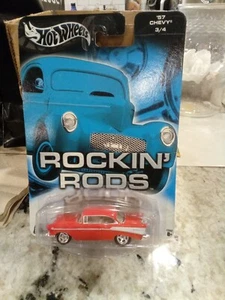 HOT WHEELS ROCKIN' RODS '57 CHEVY 3/4 Red - Picture 1 of 3