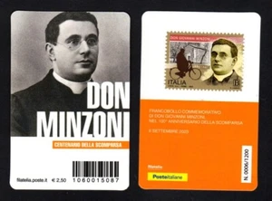 Italia 2023 - Don MInzoni - tessera filatelica n. 6/1200 - Foto 1 di 1
