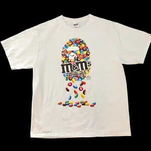 T-shirt maglietta A Bathing Ape and M&M’s Collab bianca taglia 2XL XXL APE HEAD BAPE - Foto 1 di 14