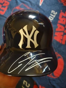 Gleyber Torres Autograph New York Yankees Batting Helmet - Picture 1 of 6