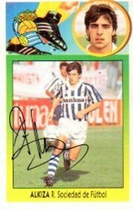 SIGNED CHROME - ORIGINAL AUTOGRAPH - REAL SOCIETY - ALKIZA