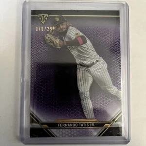 2021 Topps Triple Threads Fernando Tatis Jr Purple Parallel #/299 Padres - Picture 1 of 3
