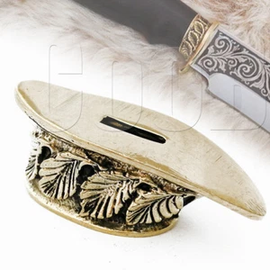 Cuchillo CooB protector de dedos bronce liso para cuchillo personalizado refuerzo de mango #40 - Imagen 1 de 6