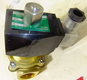 Bacoeng 3/4" DC12V elektrisches Magnetventil (NPT, Messing, Schließer) - Bild 1 von 9