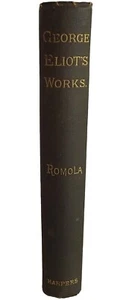 Antique Romola by George Eliot from Novels of George Eliot Vol 5 1876 Hardback - Picture 1 of 9