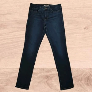 Levis 311 Red ® Tab 28" Vaqueras Ajustados Moldeadores Azul Mujer Talla 29 - Picture 1 of 12