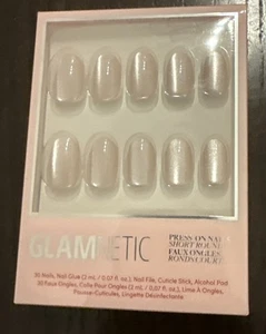 Glamnetic Press On Nails PURE INTENTIONS | Short Round | 30 Nail kit + Glue - Picture 1 of 5