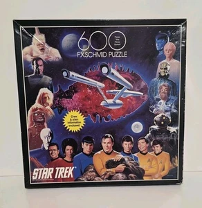 Star Trek Jigsaw Puzzle FX Schmid 600 Piece Exquisit 1993 Paramount #90041 - Picture 1 of 9