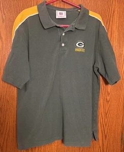 Vintage 2003 Green Bay Packers NFL Polo Shirt Men’s Large VF Imagewear Cotton - Picture 1 of 8