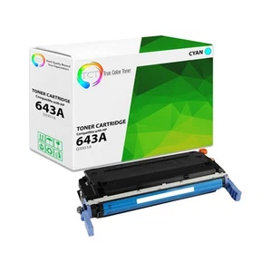 Cartucho de tóner láser TCT cian Q5951A 643A para HP Color LaserJet serie 4700 - Imagen 1 de 6