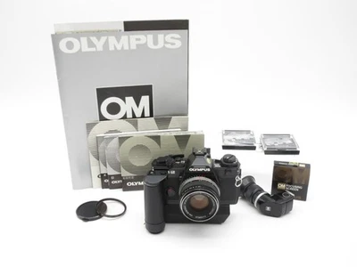Olympus OM-4 Ti SLR Kamera + OM-System Auto-S 1.8/50mm Objektiv + Zubehör - Bild 1 von 4