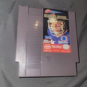 Tecmo Super Bowl Nintendo NES Game Cartridge Tested Working - Picture 1 of 2