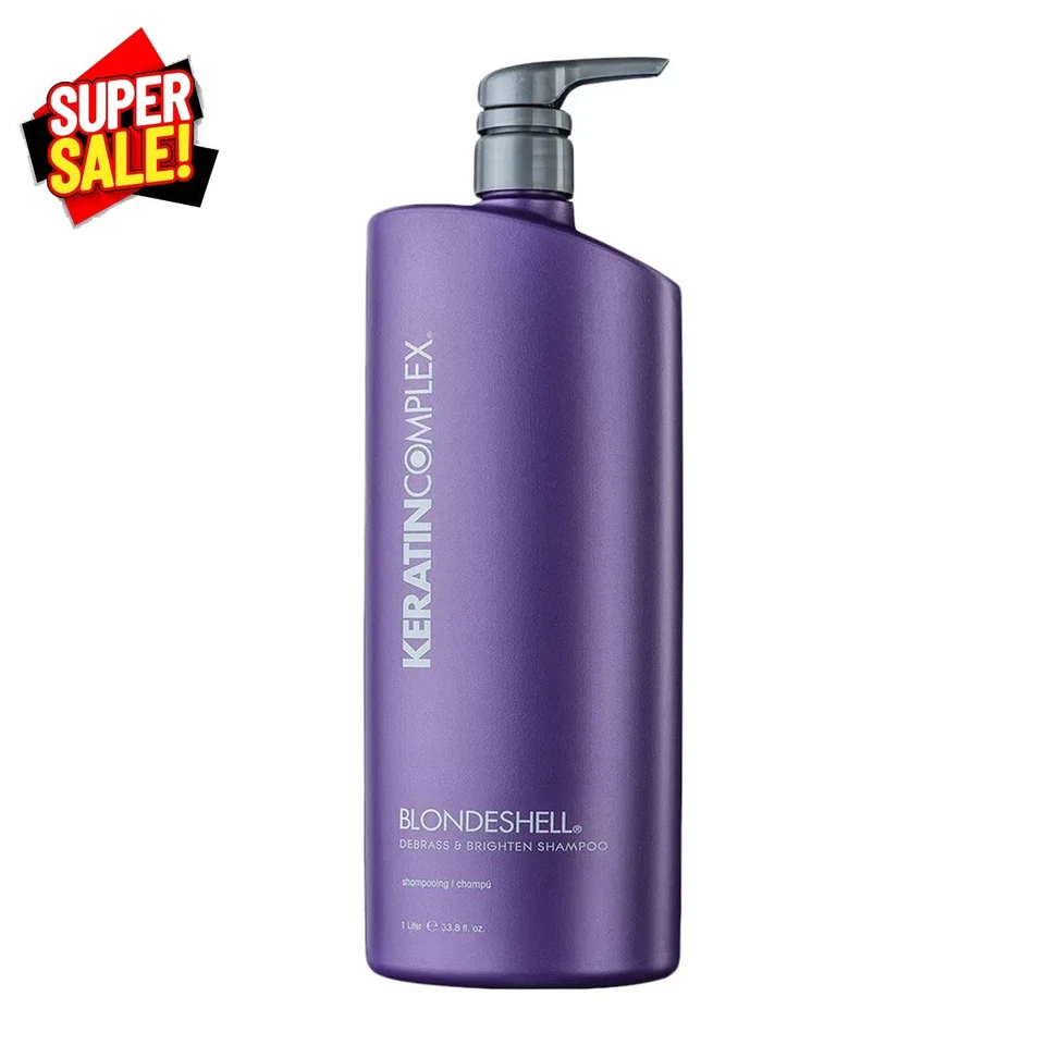 Keratin Complex Blondeshell Debrass And Brighten Shampoo 1000ml 33.8 oz new pack - Image 1 of 1