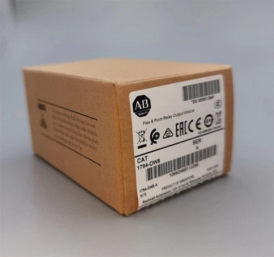 Relay Output Module Flex 8 Point 1794-OW8 SER A New Factory Sealed Allen-Bradley - Image 1 of 3