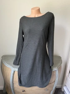 Camiseta de vestir para mujer Toad&Co talla XL manga larga floral gris ojo de cerradura trasero - Imagen 1 de 9