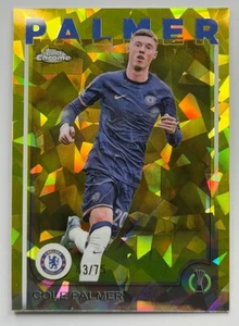 Topps 2025 cromo zafiro UEFA Cole Palmer amarillo/75 - Imagen 1 de 2