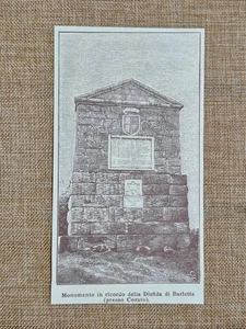 Corato nell'800 Monumento in ricordo della Disfida di Barletta Bari Puglia - Picture 1 of 1