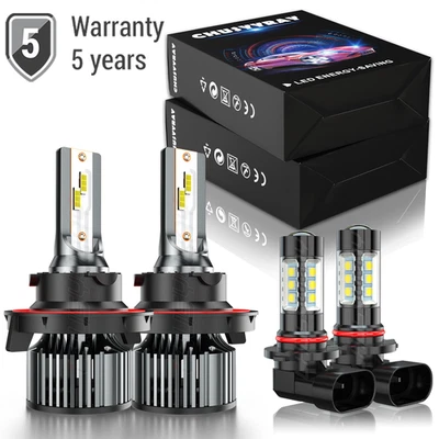 Faros antiniebla LED H10 para Mitsubishi Eclipse 2 puertas 2009-2012 H13 4x Foto 1 de 4