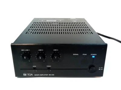 TOA Mixer Amplifier BG-235 35W 3-Channel 70V - Image 1 of 4