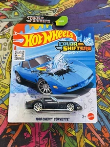 Mattel Hot Wheels Transformers Color Shifters 1980 Chevy Corvette - Picture 1 of 2