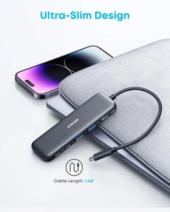 Anker 5-in-1 USB-C Hub - 4K HDMI, USB-A & C 5Gbps Anschlüsse für MacBook, Dell, mehr - Bild 1 von 6